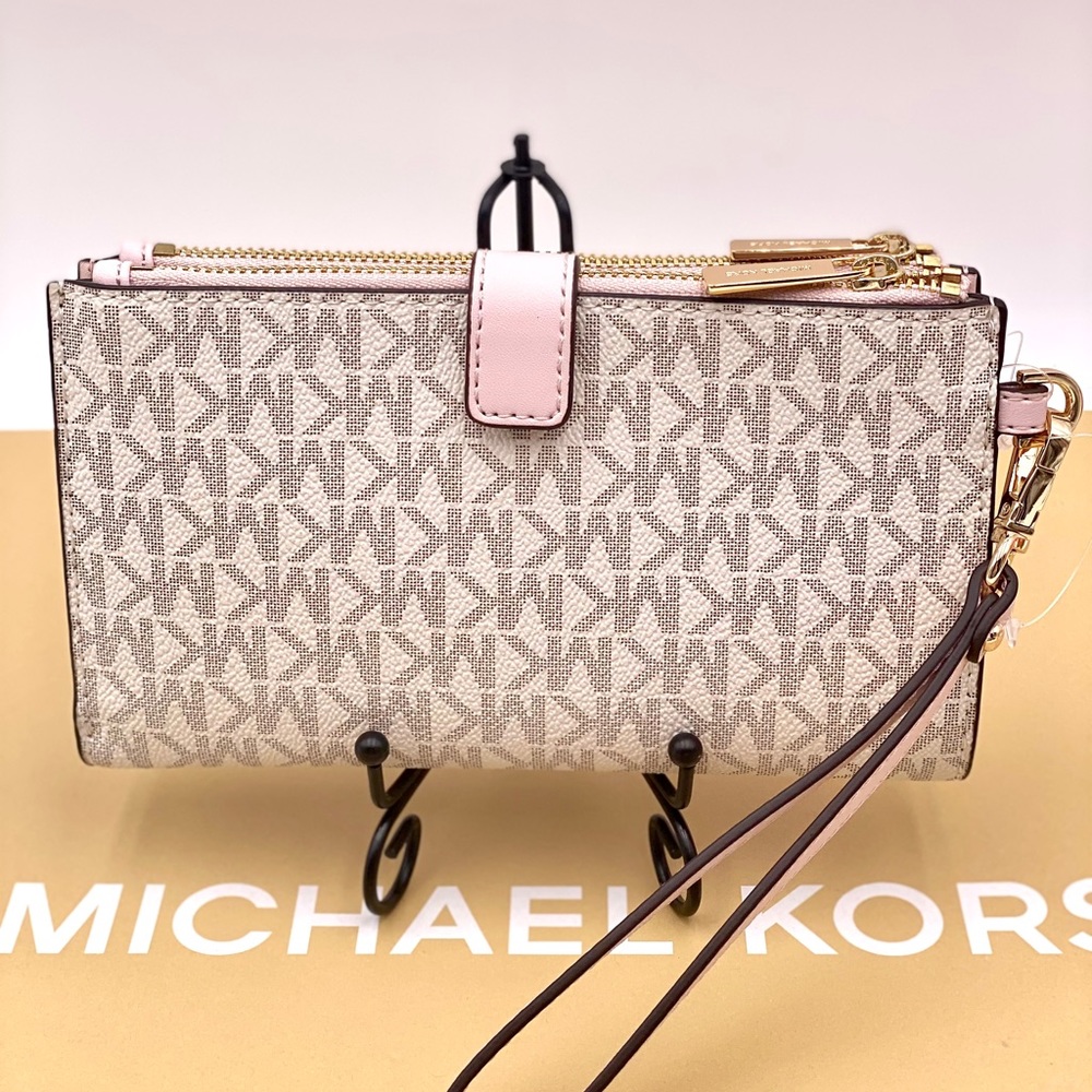 Michael Kors Double Zip Wallet Wristlet - Picture 5 of 11